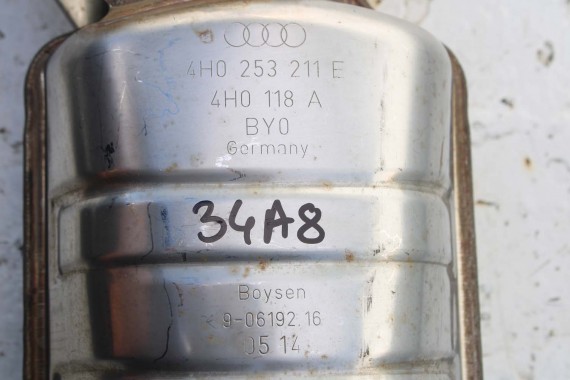 AUDI A8 WYDECH TŁUMIK ŚRODKOWY 4.0 TFSi 4H0253211E 4H0253211E 4H0253211E 4H0253211E 4H0253211E 4H0253211E 4H0253211E 4H D4