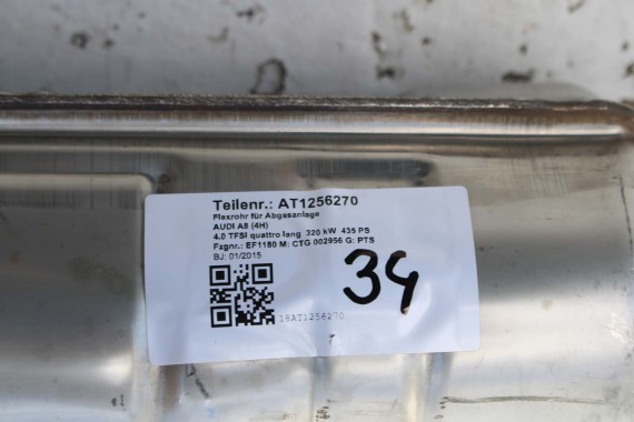 AUDI A8 WYDECH TŁUMIK ŚRODKOWY 4.0 TFSi 4H0253211E 4H0253211E 4H0253211E 4H0253211E 4H0253211E 4H0253211E 4H0253211E 4H D4