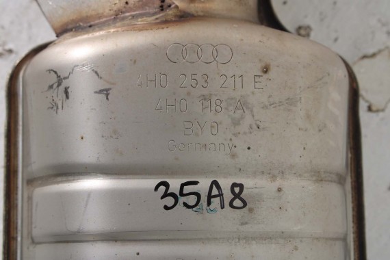 AUDI A8 WYDECH TŁUMIK ŚRODKOWY 4.0 TFSi 4H0253211E 4H0253211E 4H0253211E 4H0253211E 4H0253211E 4H0253211E 4H4253300J 4H D4