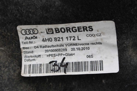 AUDI A8 4H NADKOLE PRZEDNIE PRZÓD 4H0821171L 4H0821172L 4H0821191E 4H0821192E 4H0821171 4H0821171 4H0821172 4H0821191 4H0821192