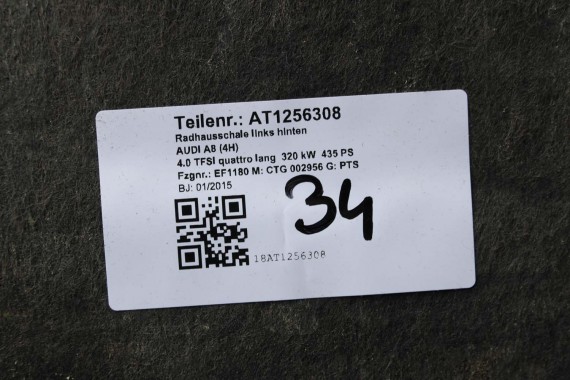 AUDI A8 NADKOLE TYLNE TYŁ 4H d4 4H4 4H0810171 4H0810172 4H0810171B 4H0810172B 4H0810171D 4H0810172D 4H0810172E 4H0 810 171 172