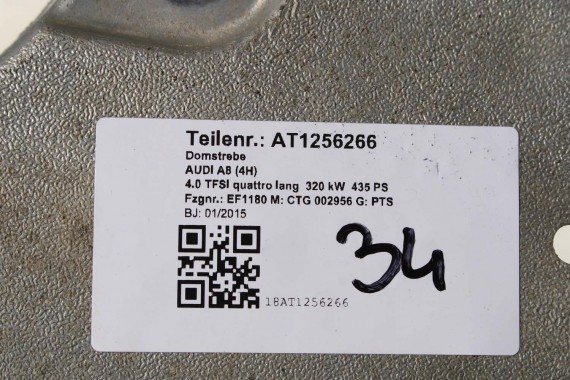 AUDI A8 WSPORNIK MOCOWANIE PODPORA 4H0806151C 4H0806151B 4H0 806 151 C 4H0806151 rozpórka kielichów 4H d4 4H0806151C 4H0806151