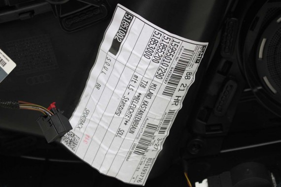 AUDI A5 SPORTBACK BOCZEK BOCZKI DRZWI drzwiowe tapicerka skóra czarny 8T 8T8 8T1867103 8T1867104 8T8867103 8T8867104 8T1867103