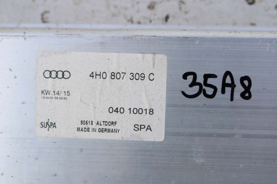 AUDI A8 BELKA ZDERZAKA TYŁ 4H0807309C 4H0807309D 4H0 807 309 wzmocnienie 4H0807309 4H0807309A 4H0807309C 4H D4 2010- 4H0807309C