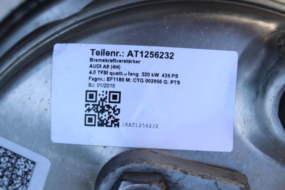 AUDI A8 4H SERWO 4H0612103C + POMPA HAMULCOWA hamulca z pompą VwAG 8K0611021 8K0611301A 8K0611357 D4 4H0 612 103 C 4H0 612 107