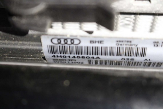 AUDI A8 PAS PRZEDNI WZMOCNIENIE PRZÓD wentylatory chłodnica wody klimatyzacji belka zamek 3.0 TFSi 4H D4 4H0959455R 4H0959455S