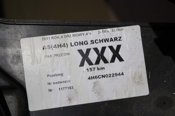 AUDI A8 PAS PRZEDNI WZMOCNIENIE PRZÓD wentylatory chłodnica wody klimatyzacji belka zamek 3.0 TFSi 4H D4 4H0959455R 4H0959455S