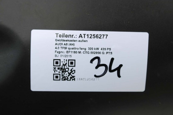 AUDI A8 RYNNA OSŁONA PODSZYBIA 4H1819904A 4H1819904A przód przednie D4 FL LIFT 4H1819904A 4H1819904 4H1 819 904 A 4H1819904A