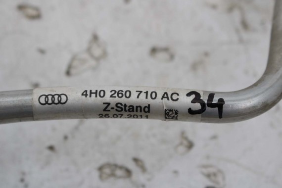 AUDI A8 RURKA KLIMATYZACJI 4H0260710AC 4H0260710AC KLIMY PRZEWÓD RURKI RUREK BENZYNA 4H0 260 710 AC 4H D4 4H0260710AC 4H0260710