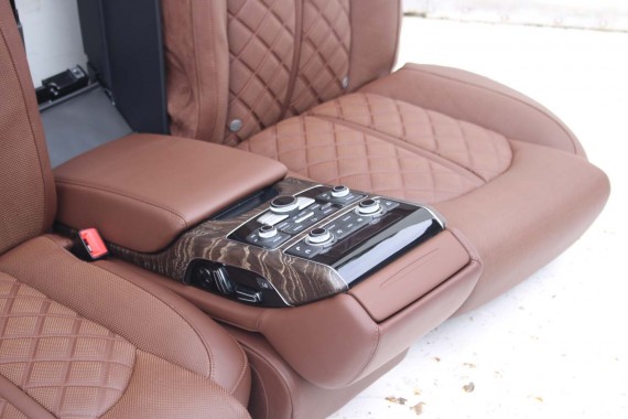 AUDI A8 LONG FOTELE KOMPLET FOTELI siedzeń siedzenia tapicerka 4H D4 4H0 4H4 wentylowane przód + tył przód FL LIFT