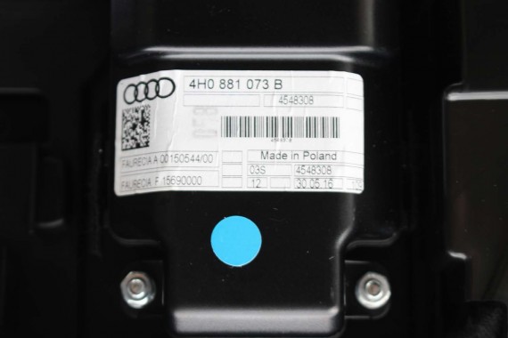 AUDI A8 LONG FOTELE KOMPLET FOTELI siedzeń siedzenia tapicerka 4H D4 4H0 4H4 wentylowane przód + tył przód FL LIFT