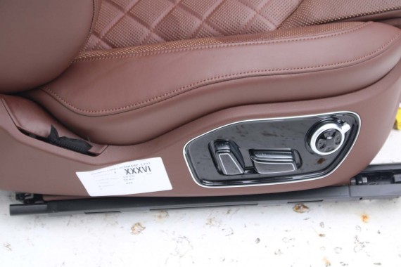 AUDI A8 LONG FOTELE KOMPLET FOTELI siedzeń siedzenia tapicerka 4H D4 4H0 4H4 wentylowane przód + tył przód FL LIFT