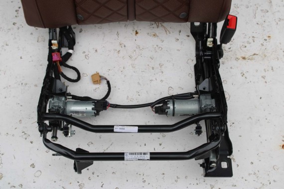 AUDI A8 LONG FOTELE KOMPLET FOTELI siedzeń siedzenia tapicerka 4H D4 4H0 4H4 wentylowane przód + tył przód FL LIFT