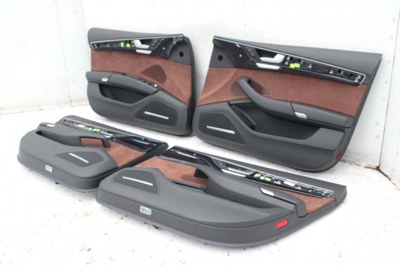 AUDI A8 LONG FOTELE KOMPLET FOTELI siedzeń siedzenia tapicerka 4H D4 4H0 4H4 wentylowane przód + tył przód FL LIFT