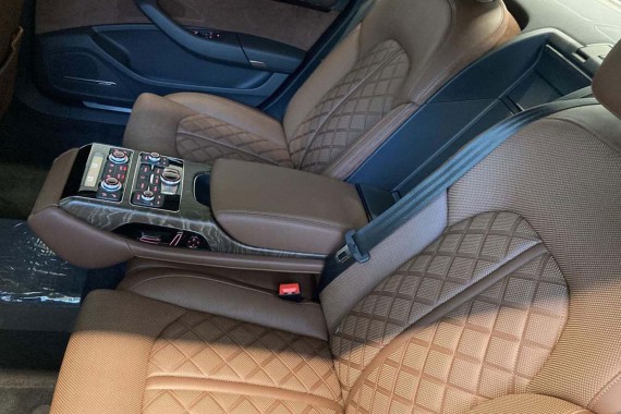 AUDI A8 LONG FOTELE KOMPLET FOTELI siedzeń siedzenia tapicerka 4H D4 4H0 4H4 wentylowane przód + tył przód FL LIFT