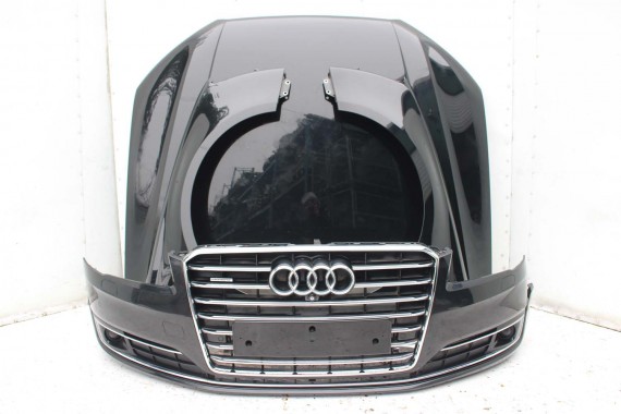 AUDI A8 4H LIFT PRZÓD maska błotniki zderzak błotnik FL LY9T czarny D4 4H0941035 4H0821105B 4H0821106B 4H0823029H 4H0807065 0E0E
