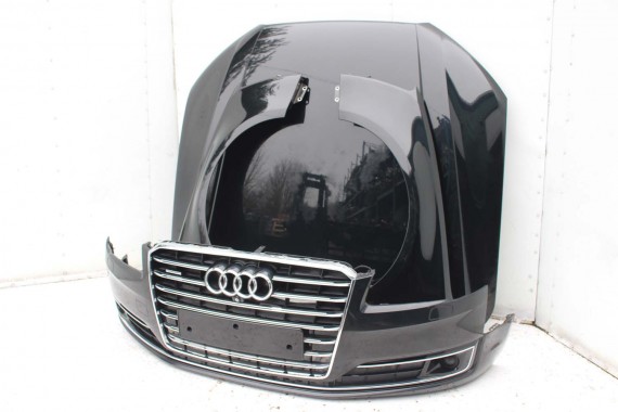 AUDI A8 4H LIFT PRZÓD maska błotniki zderzak błotnik FL LY9T czarny D4 4H0941035 4H0821105B 4H0821106B 4H0823029H 4H0807065 0E0E