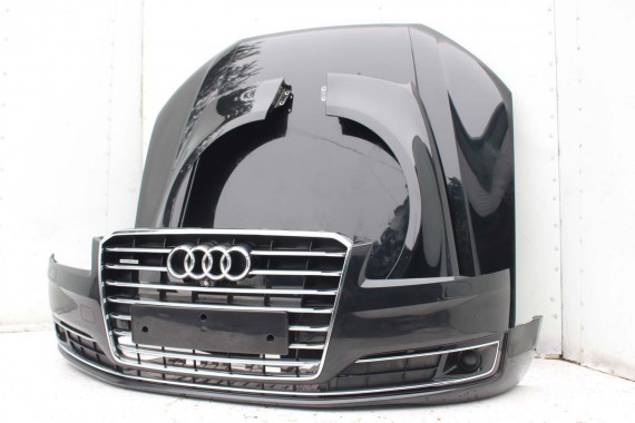 AUDI A8 4H LIFT PRZÓD maska błotniki zderzak błotnik FL LY9T czarny D4 4H0941035 4H0821105B 4H0821106B 4H0823029H 4H0807065 0E0E