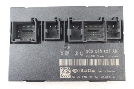 VW PASSAT B6 MODUŁ STEROWNIK KOMFORT 3C0959433AK 3C0959433AA 3C0959433AP 3C0959433AA 3C0959433AK 3C0959433AP 3C0959433 3C0959433