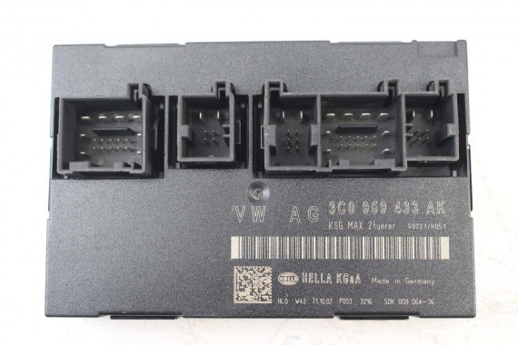 VW PASSAT B6 MODUŁ STEROWNIK KOMFORT 3C0959433AK 3C0959433AA 3C0959433AP 3C0959433AA 3C0959433AK 3C0959433AP 3C0959433 3C0959433