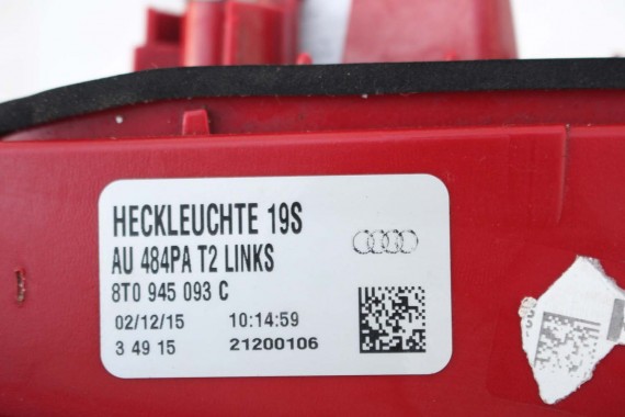 AUDI A5 SPORTBACK LAMPA TYŁ LAMPY TYLNE 8T8945095F 8T8945096F 8T0945093C 8T0945094C 8T8945095F 8T8945096F 8T0945093C 8T0945094C