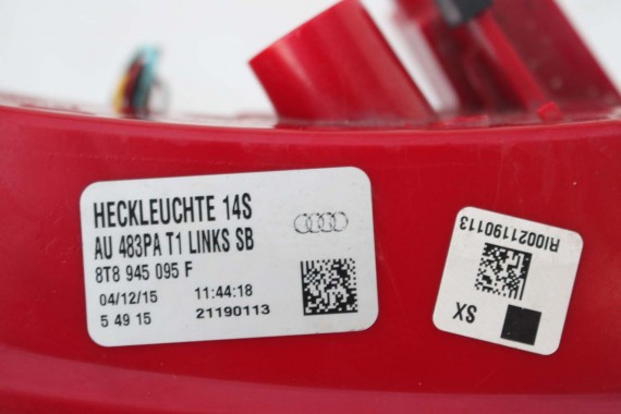 AUDI A5 SPORTBACK LAMPA TYŁ LAMPY TYLNE 8T8945095F 8T8945096F 8T0945093C 8T0945094C 8T8945095F 8T8945096F 8T0945093C 8T0945094C