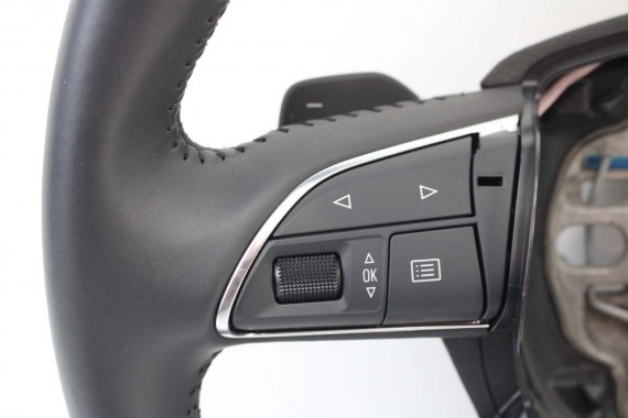 AUDI A8 KIEROWNICA DREWNO 4H0419091AH 4H0419091BC 4H0419091AH 4H D4 4H0419091N FIZ czarny 4H0419091AH 4H0419091BC 4H0419091AH