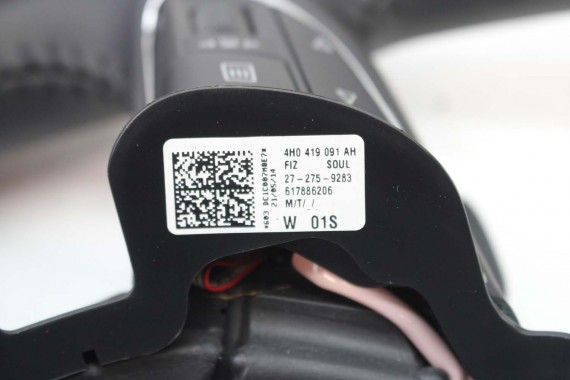 AUDI A8 KIEROWNICA DREWNO 4H0419091AH 4H0419091BC 4H0419091AH 4H D4 4H0419091N FIZ czarny 4H0419091AH 4H0419091BC 4H0419091AH