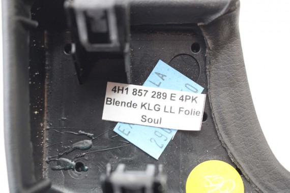 AUDI A8 OSŁONA 4H1857289 KONSOLA DESKA ROZDZIELCZA KOKPIT PULPIT 4H1857289C Kolor czarny 4H D4 4H 4H1857289 4H1857289 4H1857289D