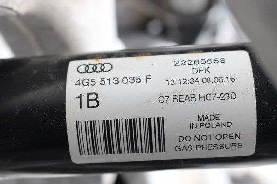 AUDI A6 4G BELKA ZAWIESZENIA TYLNA TYŁ 4G0505235AB + zwrotnica 8K0505431AM 8K0505432AM wahacz SANKI komplet C7 4G0511305G