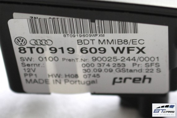 AUDI A4 A5 Q5 PANEL GAŁKA MMI 2G 8T0919609 8T0919611 8K 8T 8R 8T0 919 609 WFX czarny 8T0919609 8T0919611 8T0919609 8T0919611