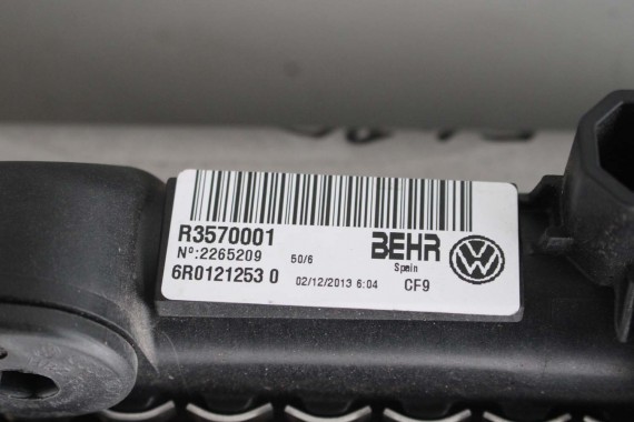 VW POLO AUDI A1 SKODA SEAT CHŁODNICE + WENTYLATOR 6R0820411Q 6R0121253 6R0820411D 6R0820411T 6C0816411B komplet 6R0 820 411 D