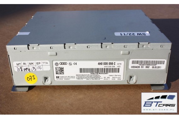 AUDI A8 TUNER RADIOWY RADIO UNIT 4H0035056C 4H0 035 056 C 4H0035056CX HIGH CYFROWY ODBIÓR RADIA 4H0035056C 4H0035056 4H0035056C