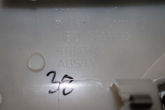 AUDI A8 LISTWY OZDOBNE DEKOR DEKORY TAPICERKA drewno 4H D4 4H0867409 4H0867410 4H0867419 4H0867420 4H0867420 4H0881607 4H1820901