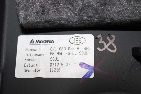 AUDI A8 LISTWY OZDOBNE DEKOR DEKORY TAPICERKA drewno 4H D4 4H0867409 4H0867410 4H0867419 4H0867420 4H0867420 4H0881607 4H1820901