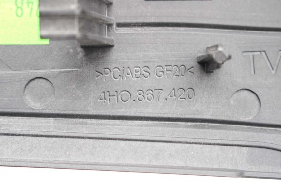 AUDI A8 LISTWY OZDOBNE DEKOR DEKORY TAPICERKA drewno 4H D4 4H0867409 4H0867410 4H0867419 4H0867420 4H0867420 4H0881607 4H1820901