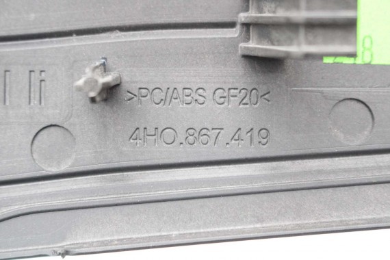 AUDI A8 LISTWY OZDOBNE DEKOR DEKORY TAPICERKA drewno 4H D4 4H0867409 4H0867410 4H0867419 4H0867420 4H0867420 4H0881607 4H1820901