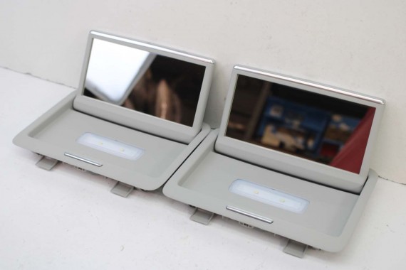 AUDI A8 D4 LAMPKA OŚWIETLENIE PODSUFITKI 4H4858563A 4H4 858 563 panel kabiny led Lusterko do makijażu lustro ET1 srebrny 4H