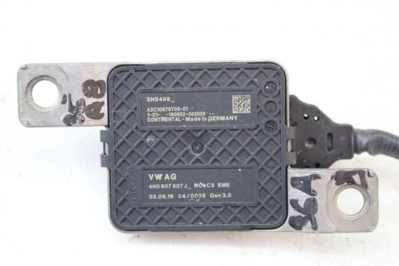 AUDI A8 4H CZUJNIK SONDA NOX 4H0907807S 4H0 907 807 S diesel 4H0907807S 3.0 TDi diesel D4 LIFT 4H0907807S 4H0907807S 4H0907807S