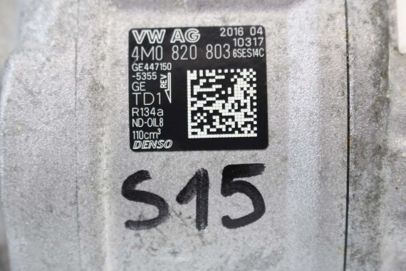 AUDI A4 A5 A6 Q7 POMPA KLIMATYZACJI KLIMY 4M0820803 4M0 820 803 SPRĘŻARKA KOMPRESOR 8W B9 F5 4M VW TOUAREG III GE447150 6SES14C