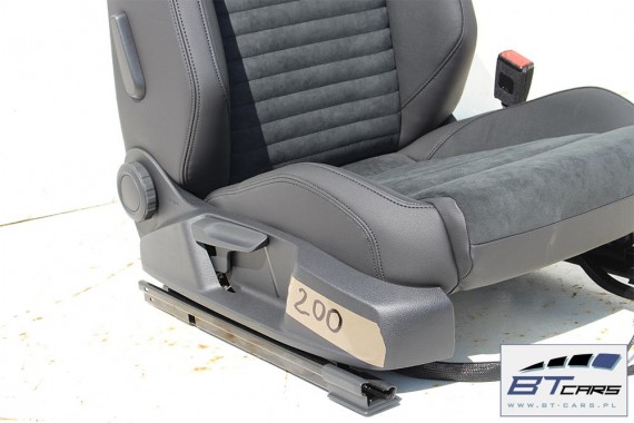 VW PASSAT B8 SEDAN FOTELE KOMPLET FOTELI siedzeń siedzenia fotel tapicerka skóra alcantara kolor czarny 3G 3G5