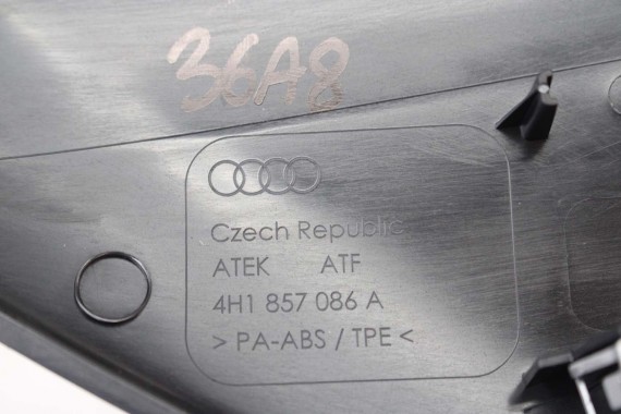 AUDI A8 ZAŚLEPKA KONSOLI WYKONCZENIE TAPICERKA 4H1857085A 4H1857086A  4H1 857 085 A boczna d4 2010-2017 4H1857085A 4H1857086A