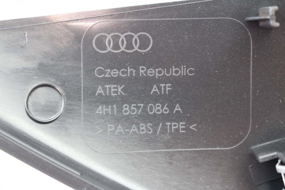 AUDI A8 ZAŚLEPKA KONSOLI WYKONCZENIE TAPICERKA 4H1857085A 4H1857086A  4H1 857 085 A boczna d4 2010-2017 4H1857085A 4H1857086A