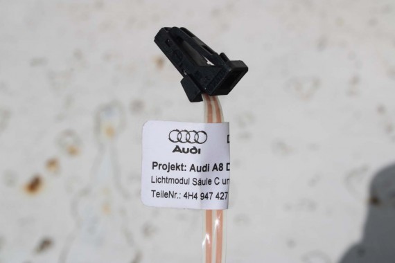 AUDI A8 LISTWA PROGOWA 4H4864607K 4H4864608K WEWNĘTRZNA SŁUPEK C dolny PODŚWIETLANA 4H4864607Q 4H4864608Q 4H D4 6PS - soul czerń