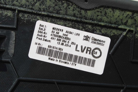 AUDI A8 WYKOŃCZENIE TUNELU ŚRODKOWEGO 4H1863303D 4H1863304D 4H1863303G 4H1863304G 4H1 863 303 D 4H 25D - czarny 4H1863303D