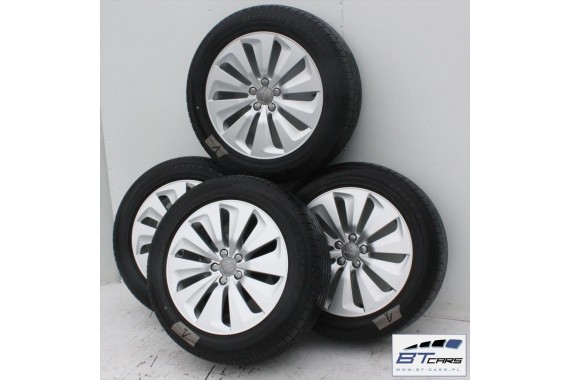 AUDI Q5 FELGI 19 cali 8R0601025AB KOŁA + OPONY felga LATO 8.0J*19H2 ET39  opona BRIDGESTONE DUELER H/P SPORT 235/55/19 101W 8R