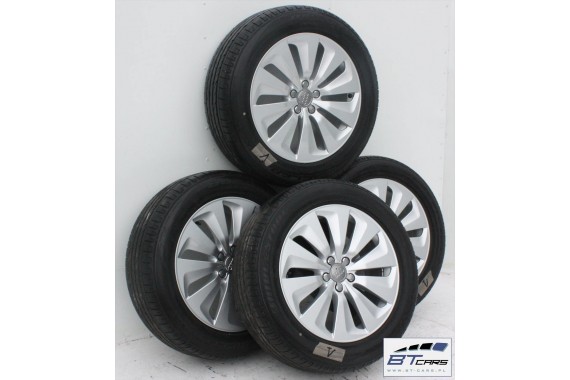 AUDI Q5 FELGI 19 cali 8R0601025AB KOŁA + OPONY felga LATO 8.0J*19H2 ET39  opona BRIDGESTONE DUELER H/P SPORT 235/55/19 101W 8R