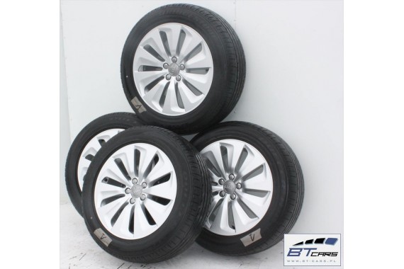AUDI Q5 FELGI 19 cali 8R0601025AB KOŁA + OPONY felga LATO 8.0J*19H2 ET39  opona BRIDGESTONE DUELER H/P SPORT 235/55/19 101W 8R