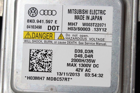 VW SPORTSVAN LAMPA PRZEDNIA PRZÓD LAMPY 517941033A 517941034A 517941043A 517941044A 517941043B 517941044B 4G0907697G 8K0941597E