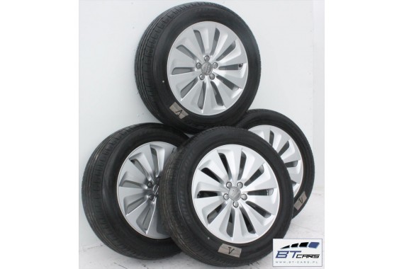 AUDI Q5 FELGI 19 cali 8R0601025AB KOŁA + OPONY felga LATO 8.0J*19H2 ET39  opona BRIDGESTONE DUELER H/P SPORT 235/55/19 101W 8R
